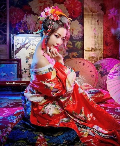 日式花魁-鶴