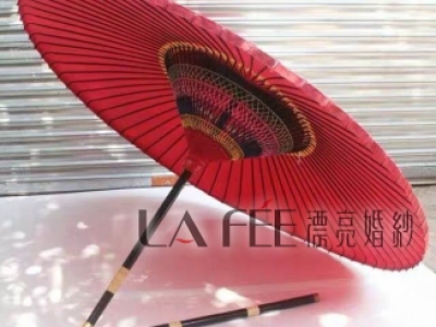 婚紗攝影道具-中國風大紅傘